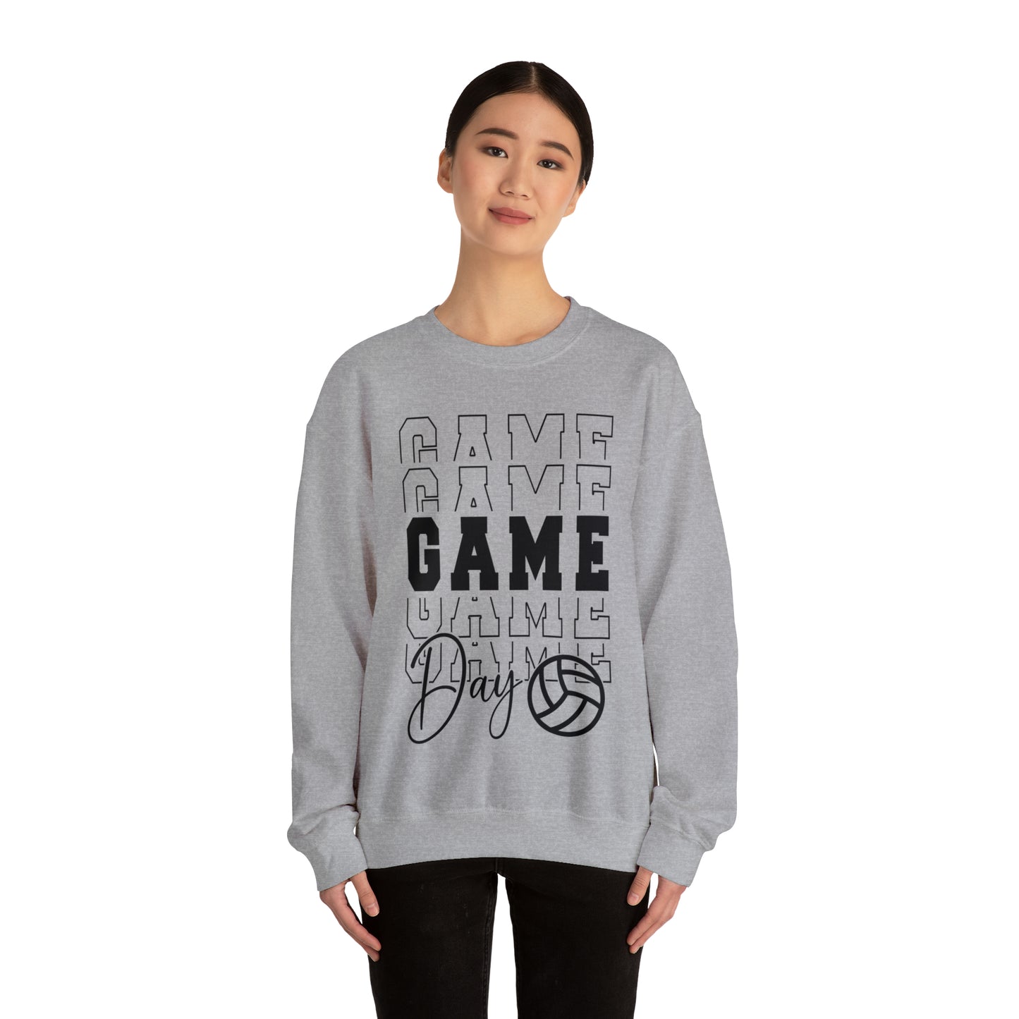 Volleyball Game Day Crewneck Sweatshirt
