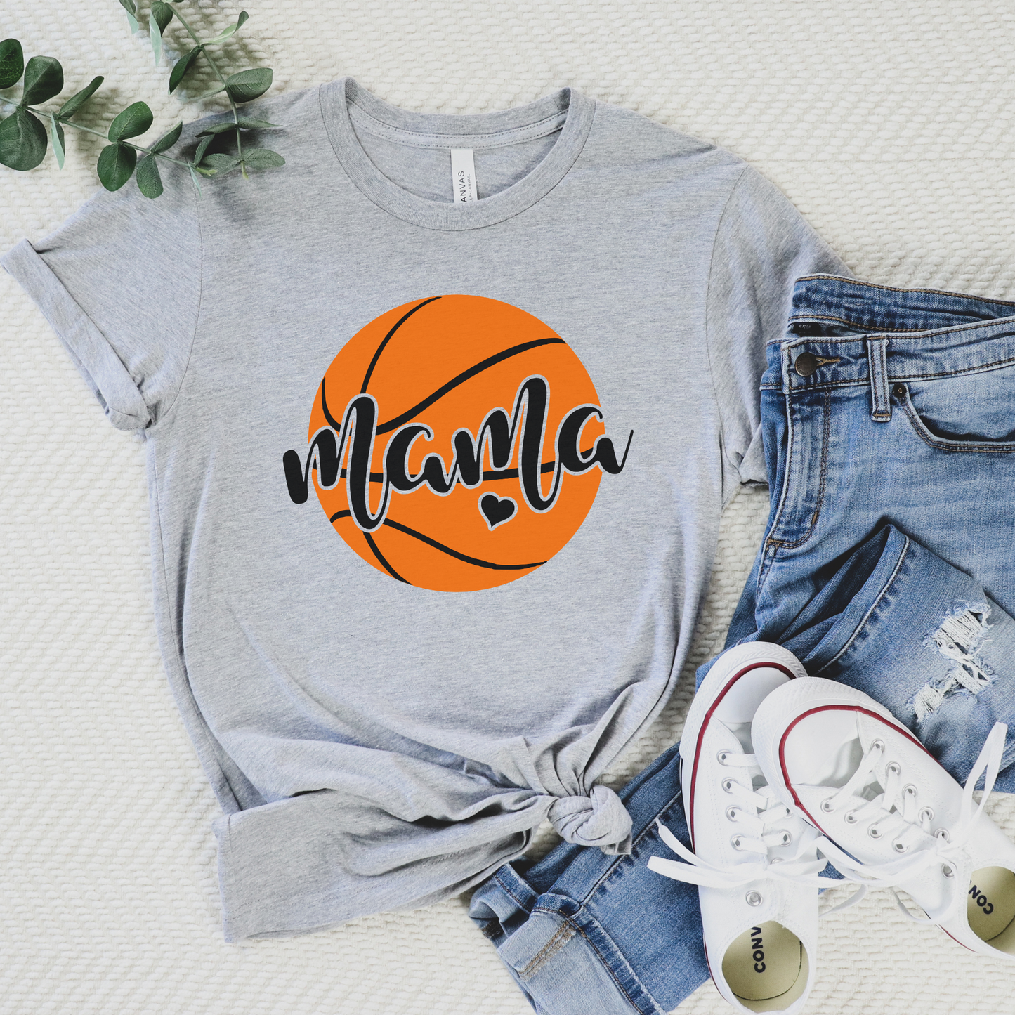 Basketball Mama Heart