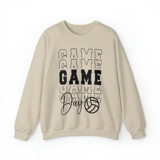 Volleyball Game Day Crewneck Sweatshirt