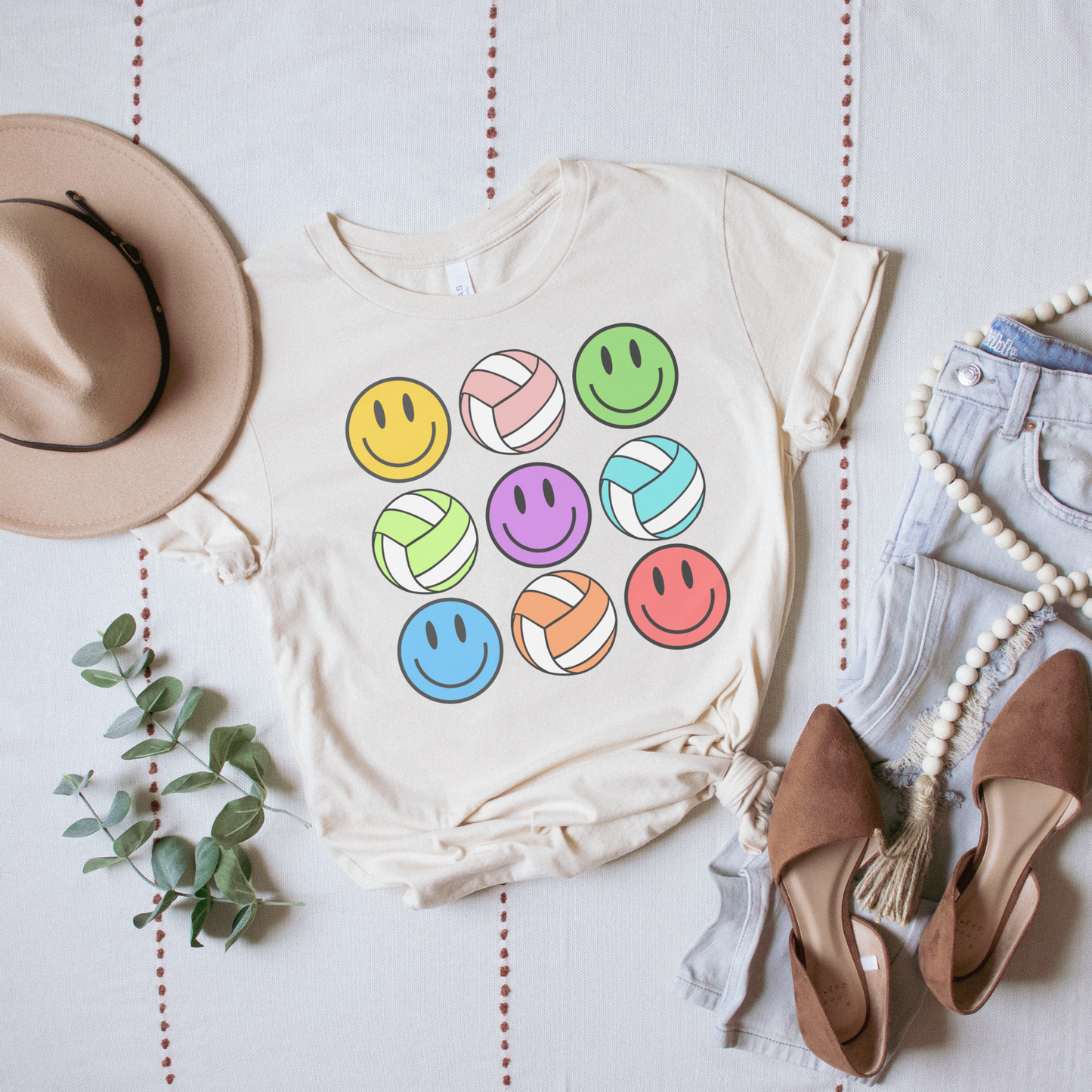 Smiley Volleyball Tee