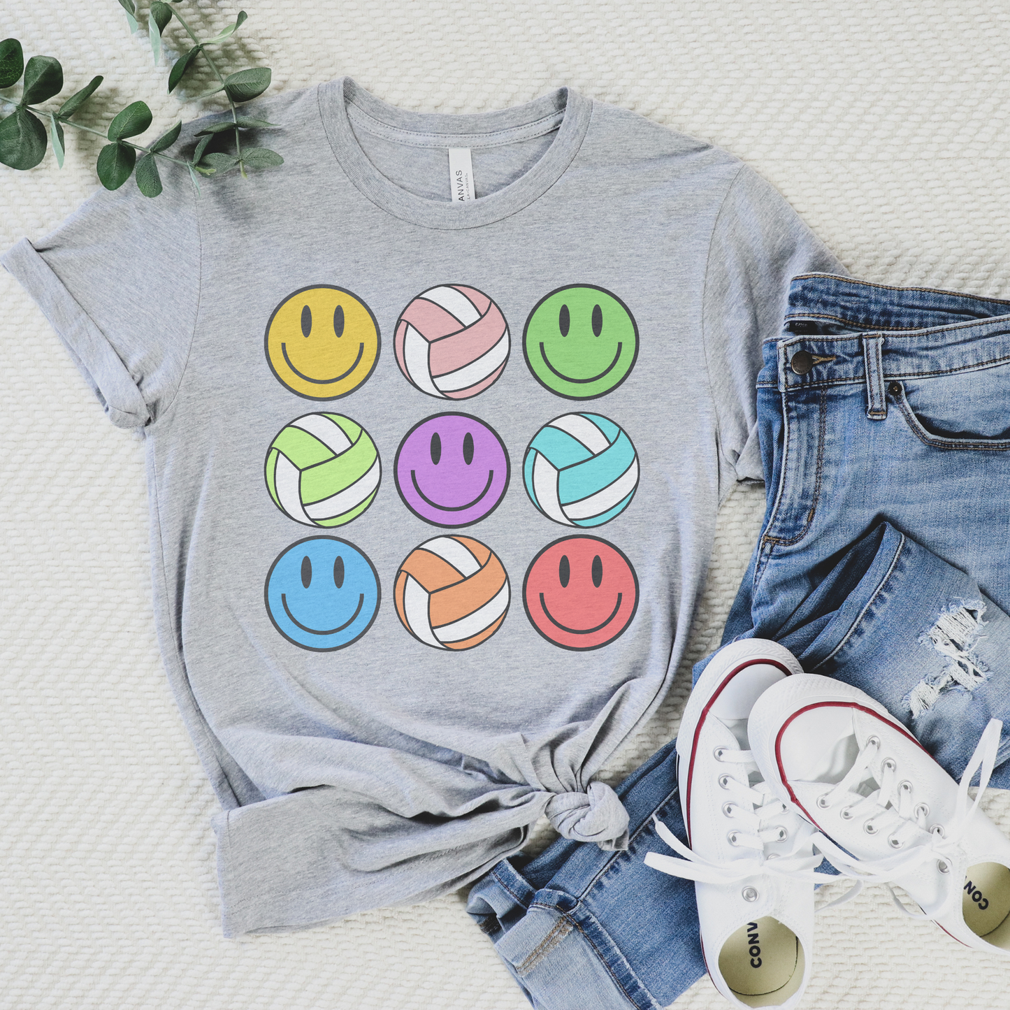 Smiley Volleyball Tee