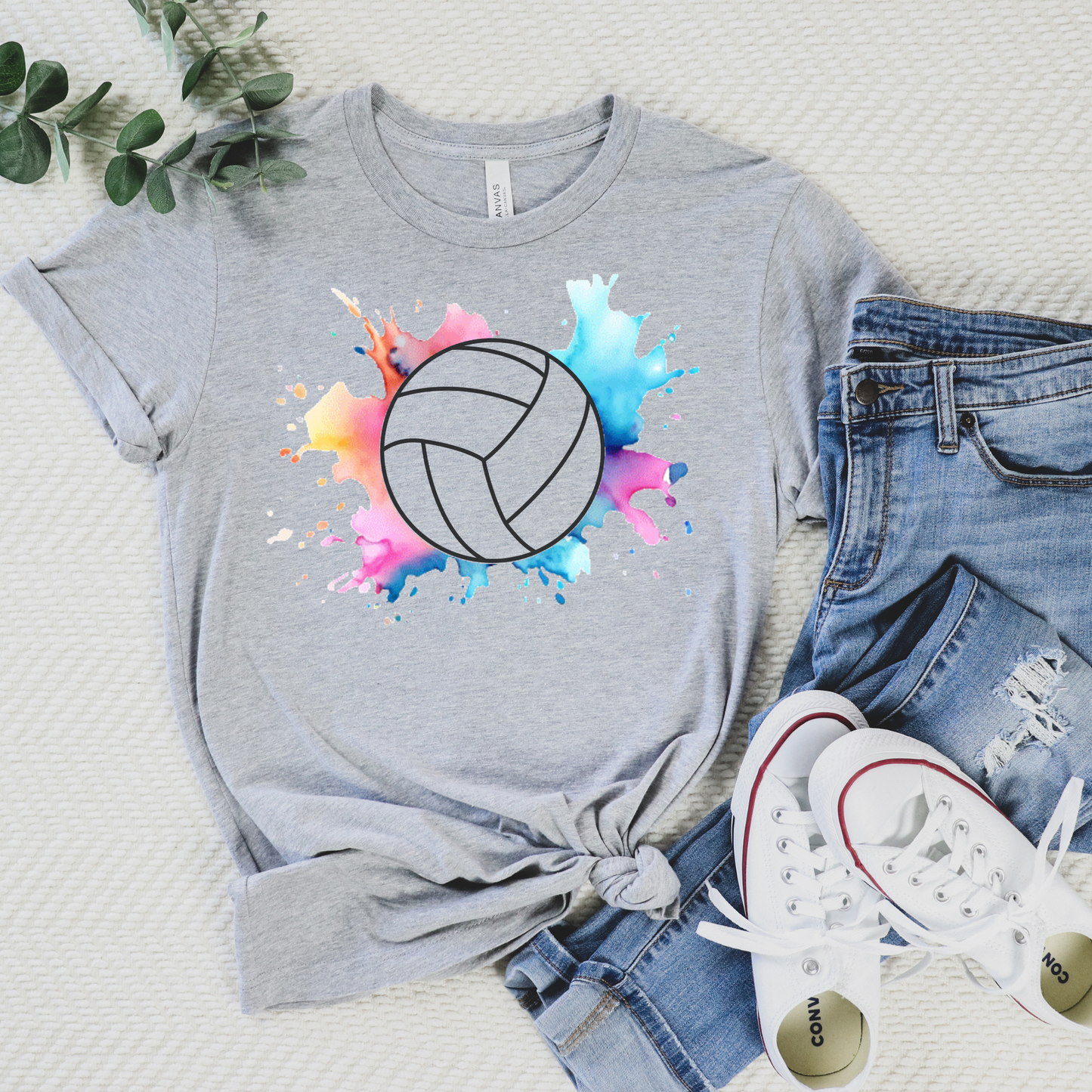 Splatter Volleyball Tee